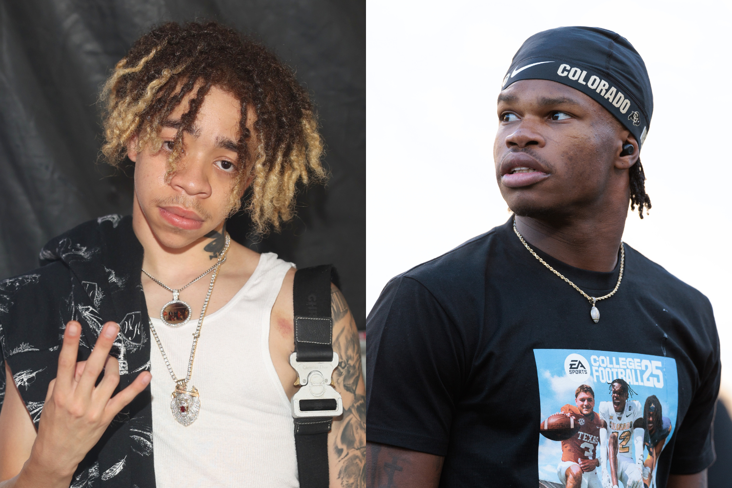 King Harris Lifts Travis Hunter Up Amid The Backlash Surrounding His Fiancée Leanna Lenee & Their Relationship