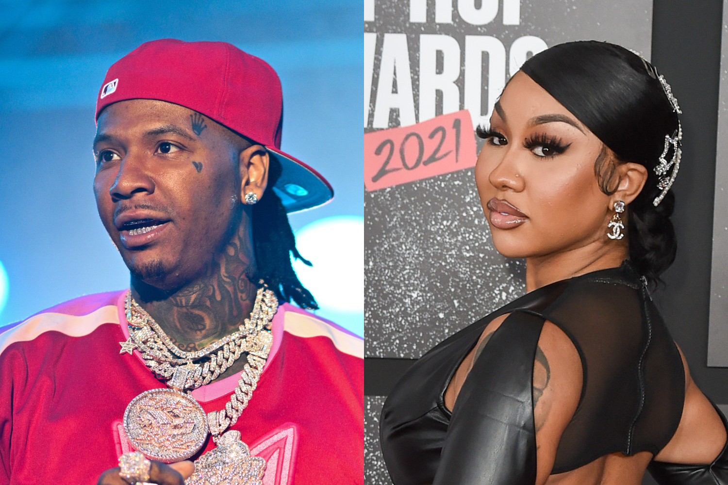 Moneybagg Yo Has Social Media Cuttin' UP Over His Look In Ari Fletcher & Malik Bryant's Photo