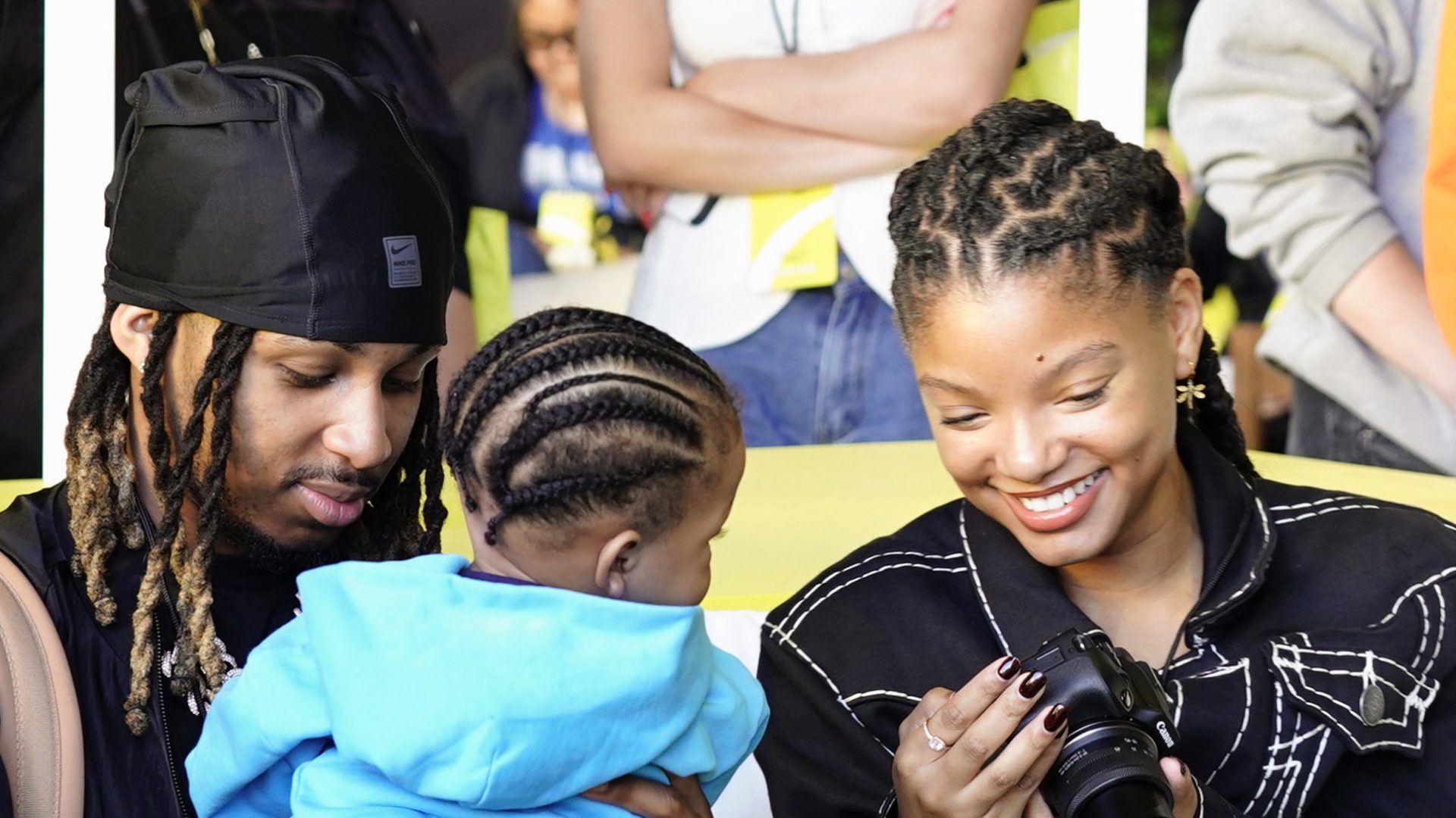 Awww! Halle Bailey Reacts After Catching Baby Halo Walking On His Own (WATCH)