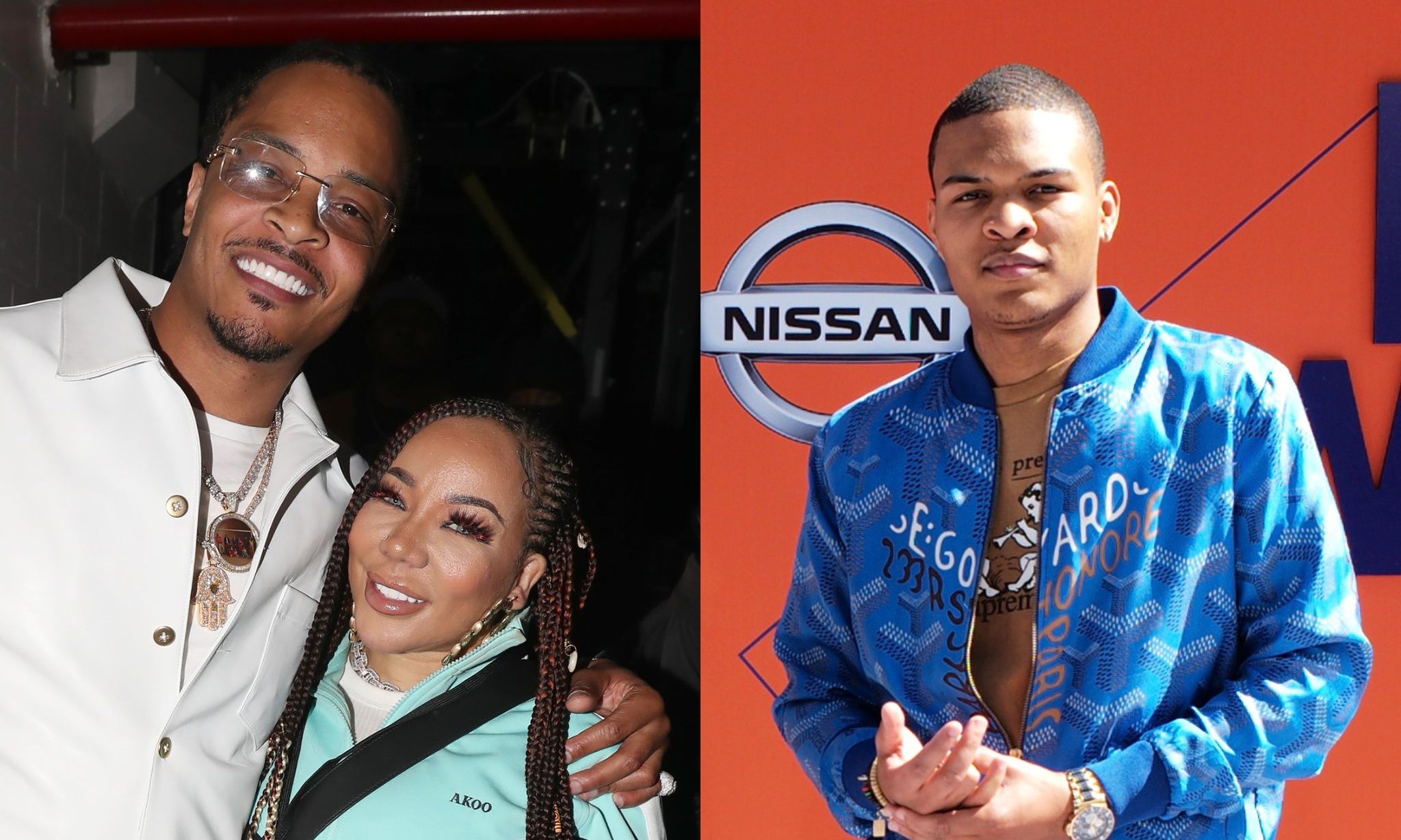 Grandchild OTW? Trending Photos Seemingly Show T.I. & Tiny At Their Eldest Son's Baby Shower (PHOTOS) Messiah Harris Buddy Red