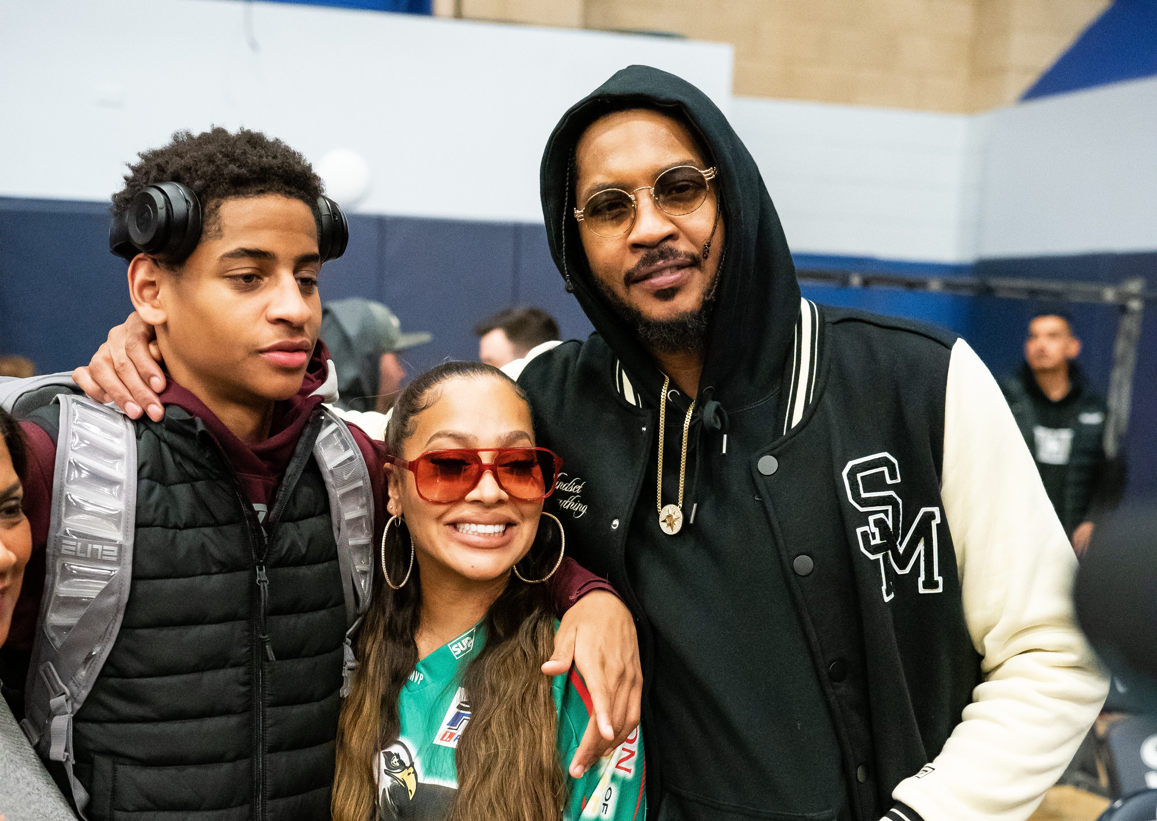 La La & Carmelo Anthony Show Major Love As Their Son Kiyan Graduates High School