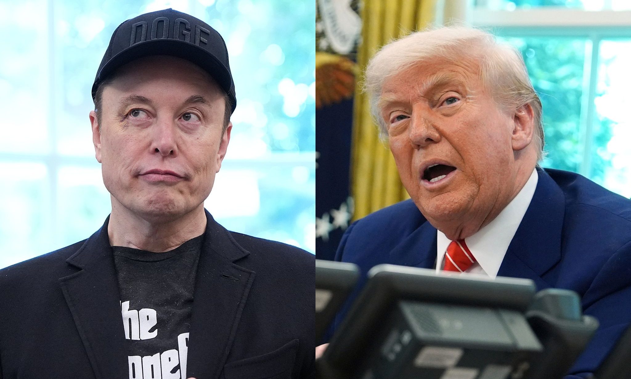 Elon Musk President Donald Trump Big Tax Break Bill Disgusting Abomination