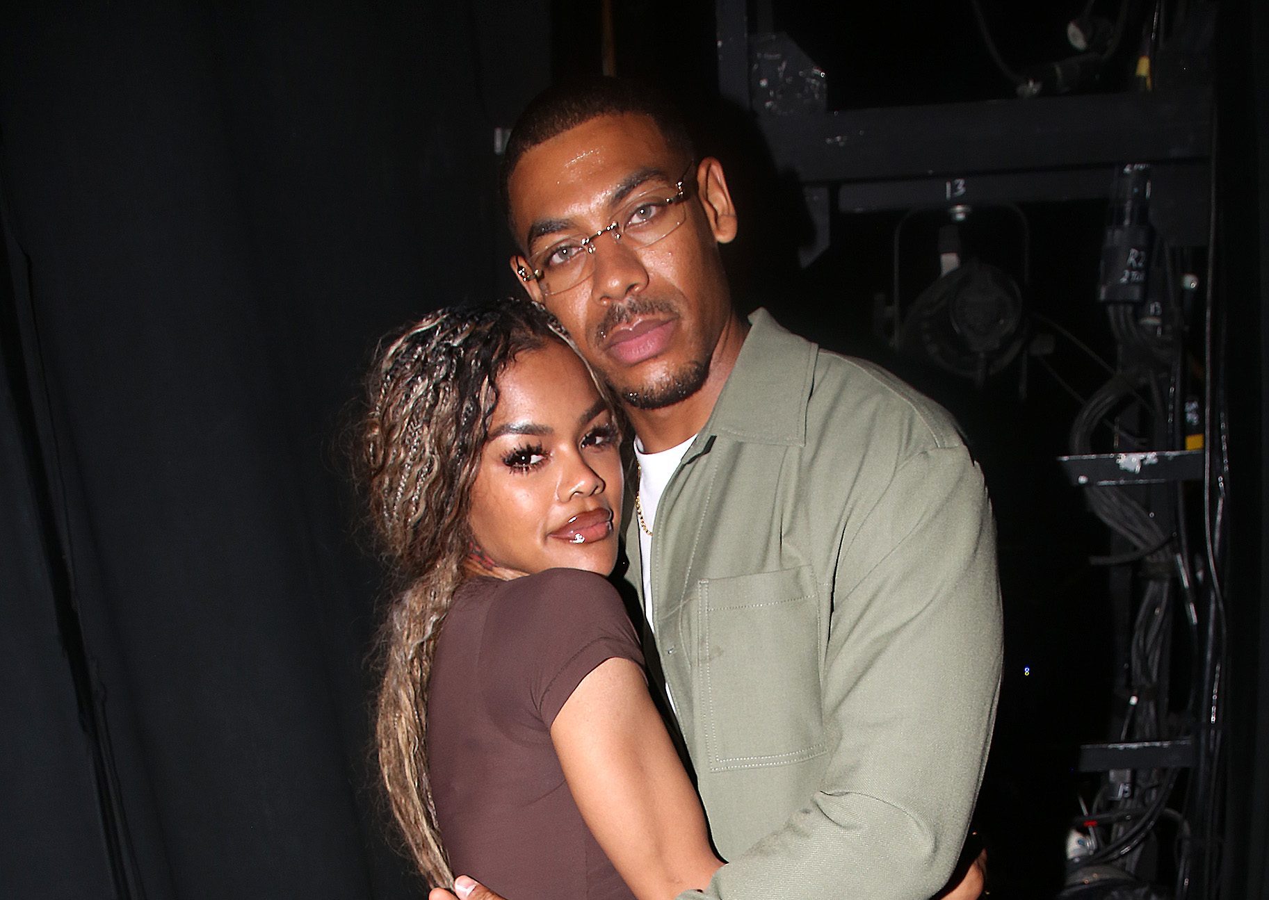 Teyana Taylor & Aaron Pierre Give Peek At Date-Night With Dim Lights & Spicy Energy