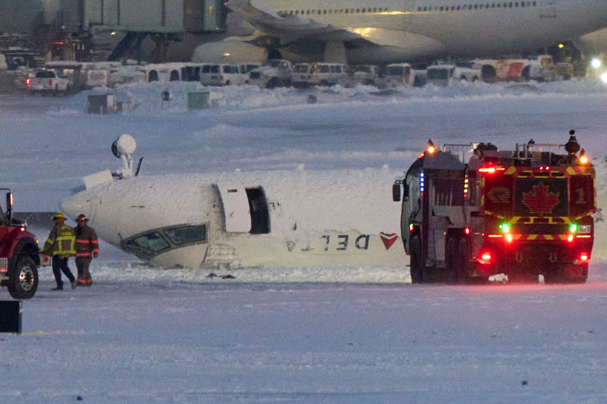 Flight Attendant Files $75M Lawsuit Against Delta Airlines After Upside Down Plane Crash Landing