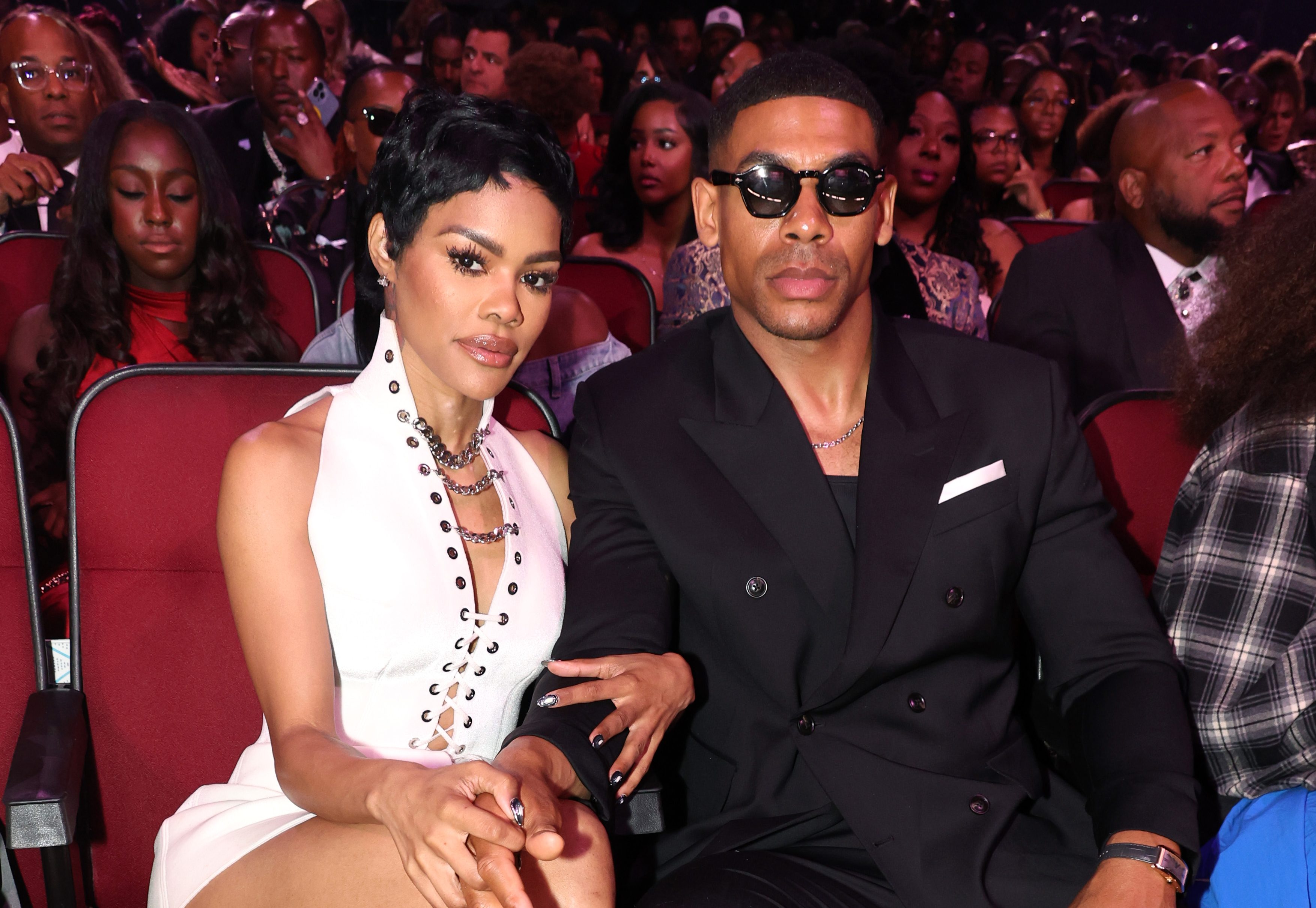 Teyana Taylor & Aaron Pierre Serve Couple Goals Energy With Super Fly Pop Out In NYC