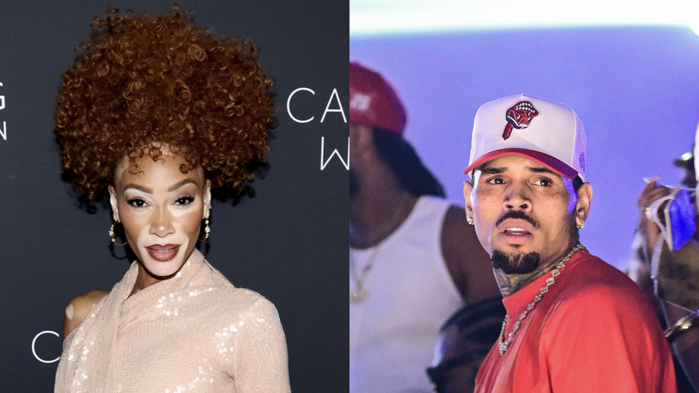 Winnie Harlow Sparks Mixed Reactions With Joke About Her & Chris Brown Being Michael Jacksons Kids (PHOTO)