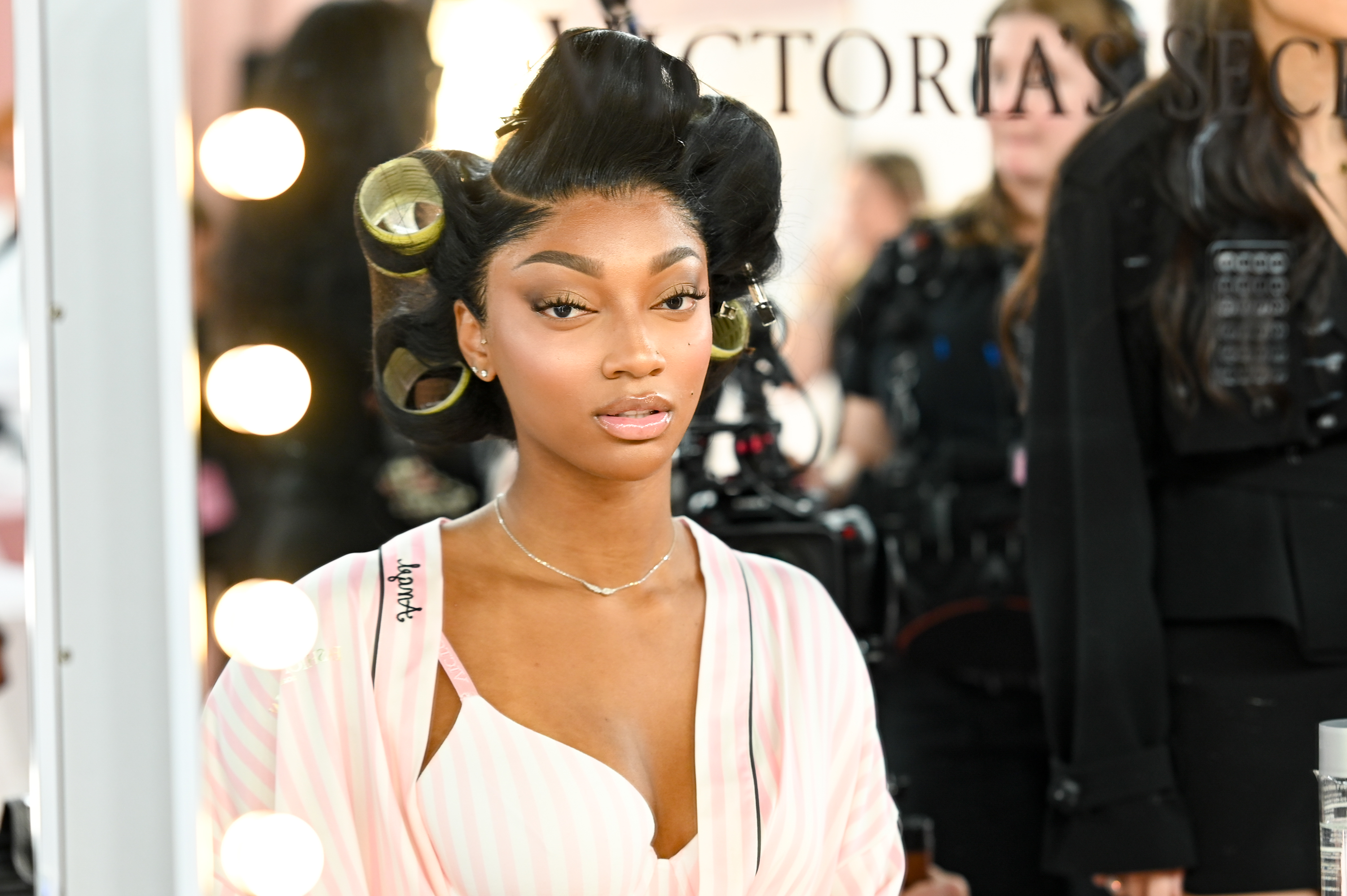 Wings Secured! Angel Reese Reacts To Her Runway Slay At Victoria's Secret Fashion Show (VIDEO)