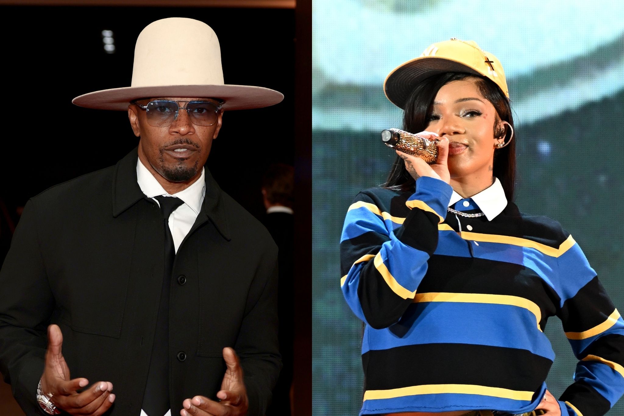 Aht! Aht! Jamie Foxx Goes HAM After Someone Allegedly Threw Bottle At GloRilla During His Daughter's Festival (VIDEO)