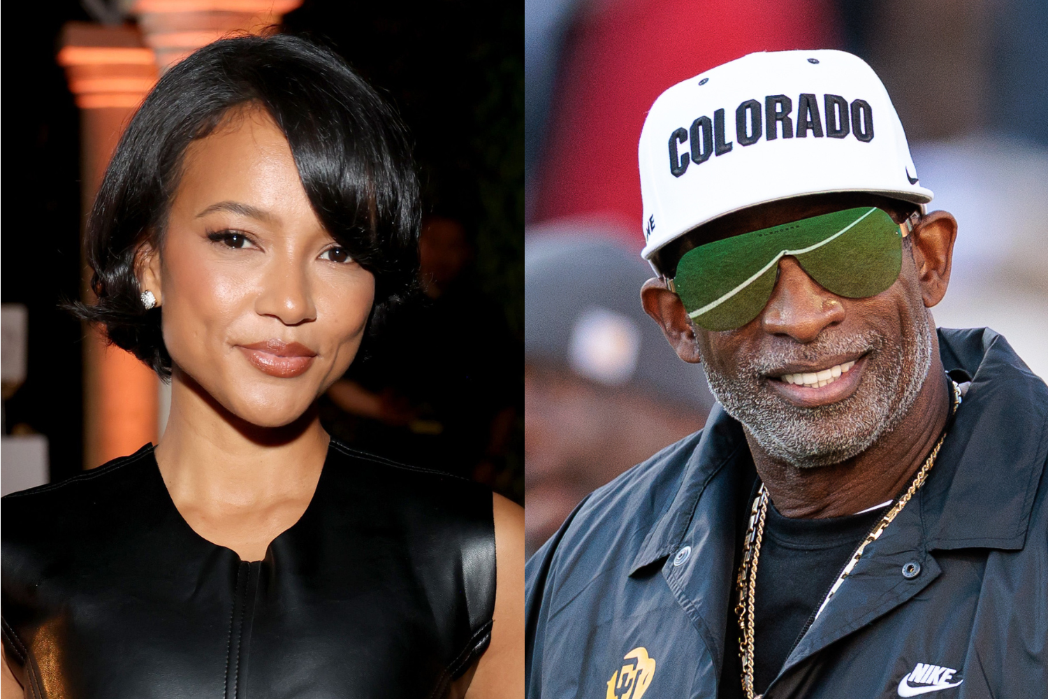 Karrueche Tran & Deion Sanders Spark Reactions With Cuddle Session At Browns Game