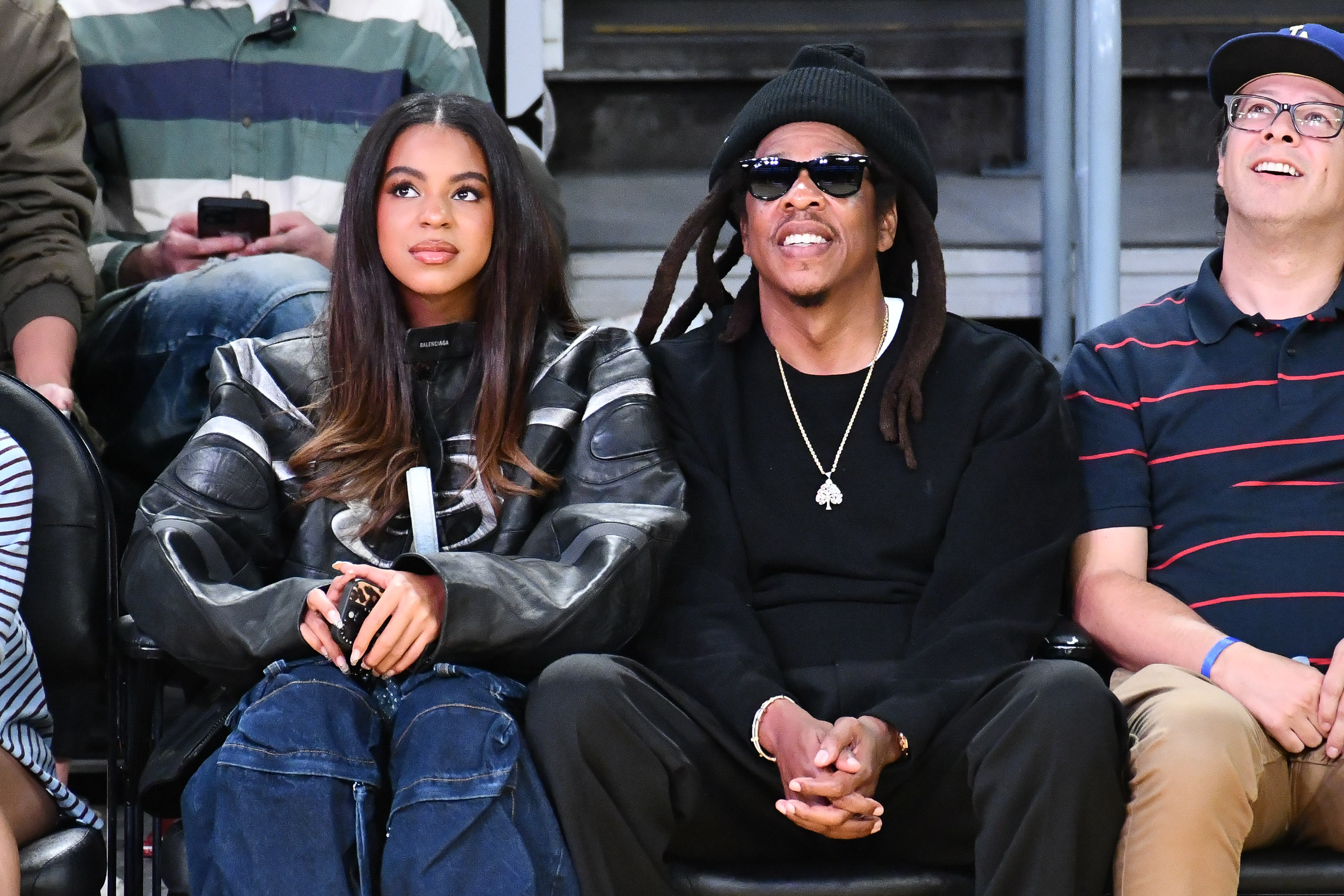 Mood Forever! Blue Ivy & Jay-Z Break The Internet With Their Daddy-Daughter Date & Courtside Style (PHOTOS)