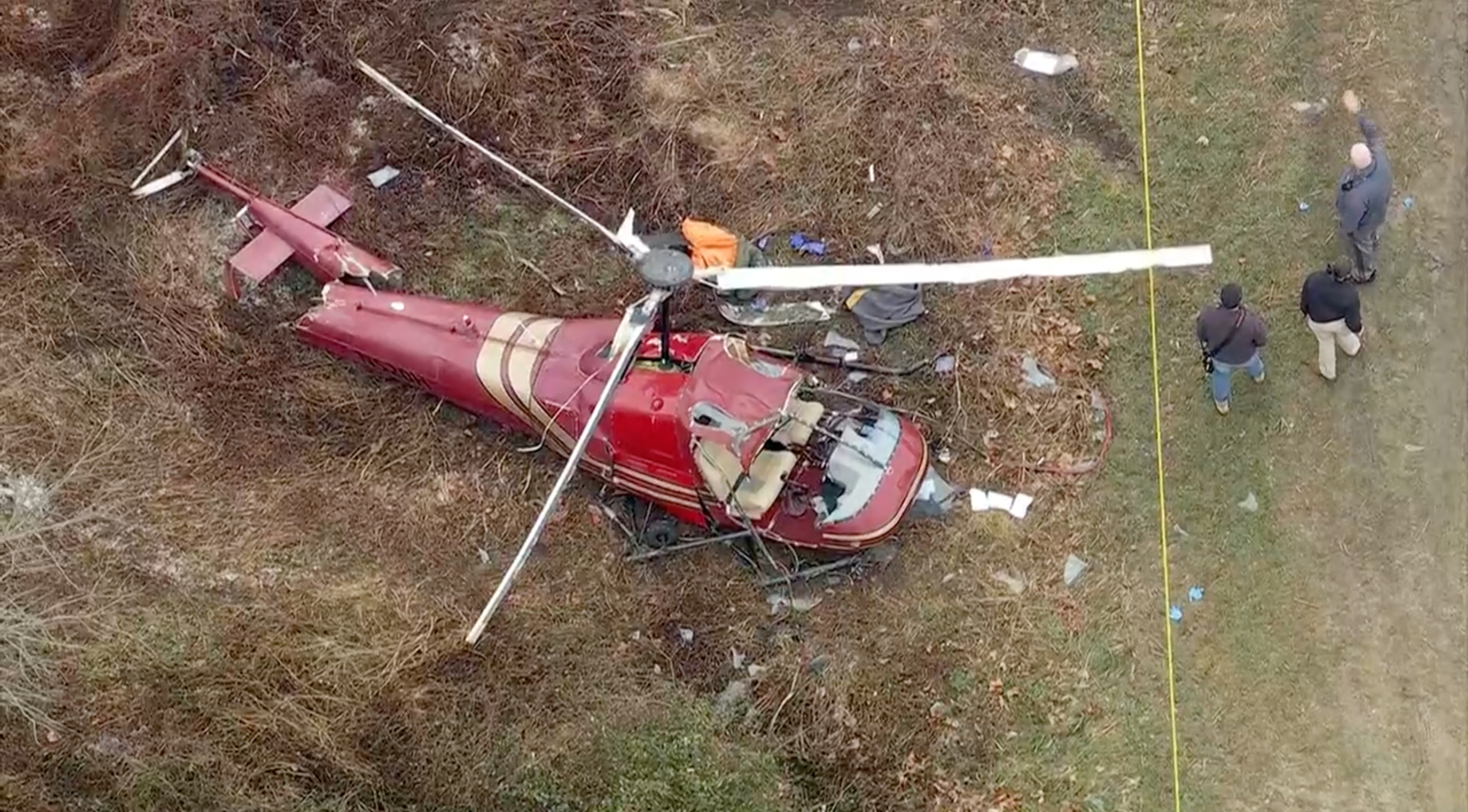 Prayers Up! Fiery Helicopter Collision In New Jersey Leaves 1 Dead, 1 Critically Injured (VIDEO)