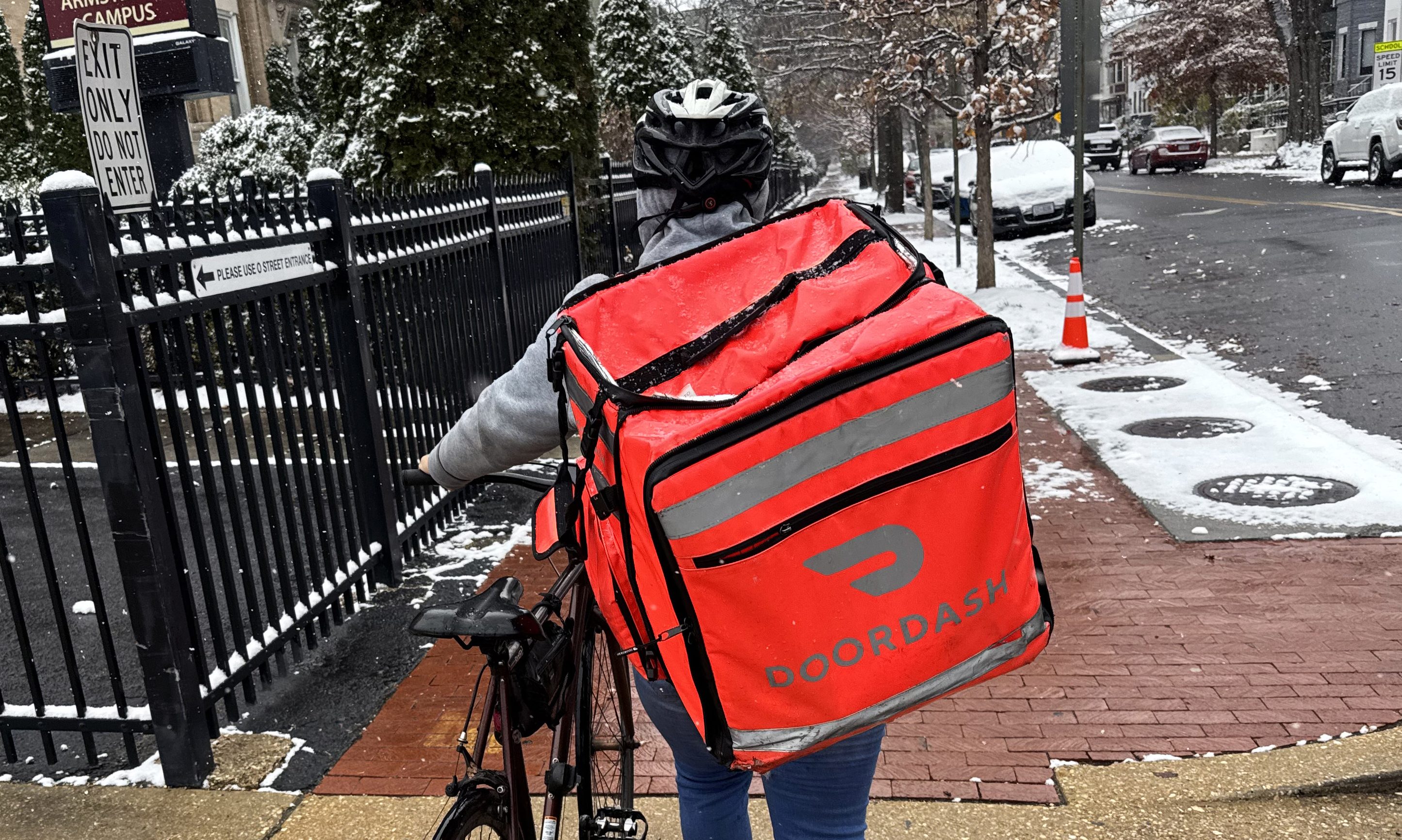 DoorDash Plan B Joke Social Media Reactions Winter Storm Ice Snow Americans Prepare Updates Weather