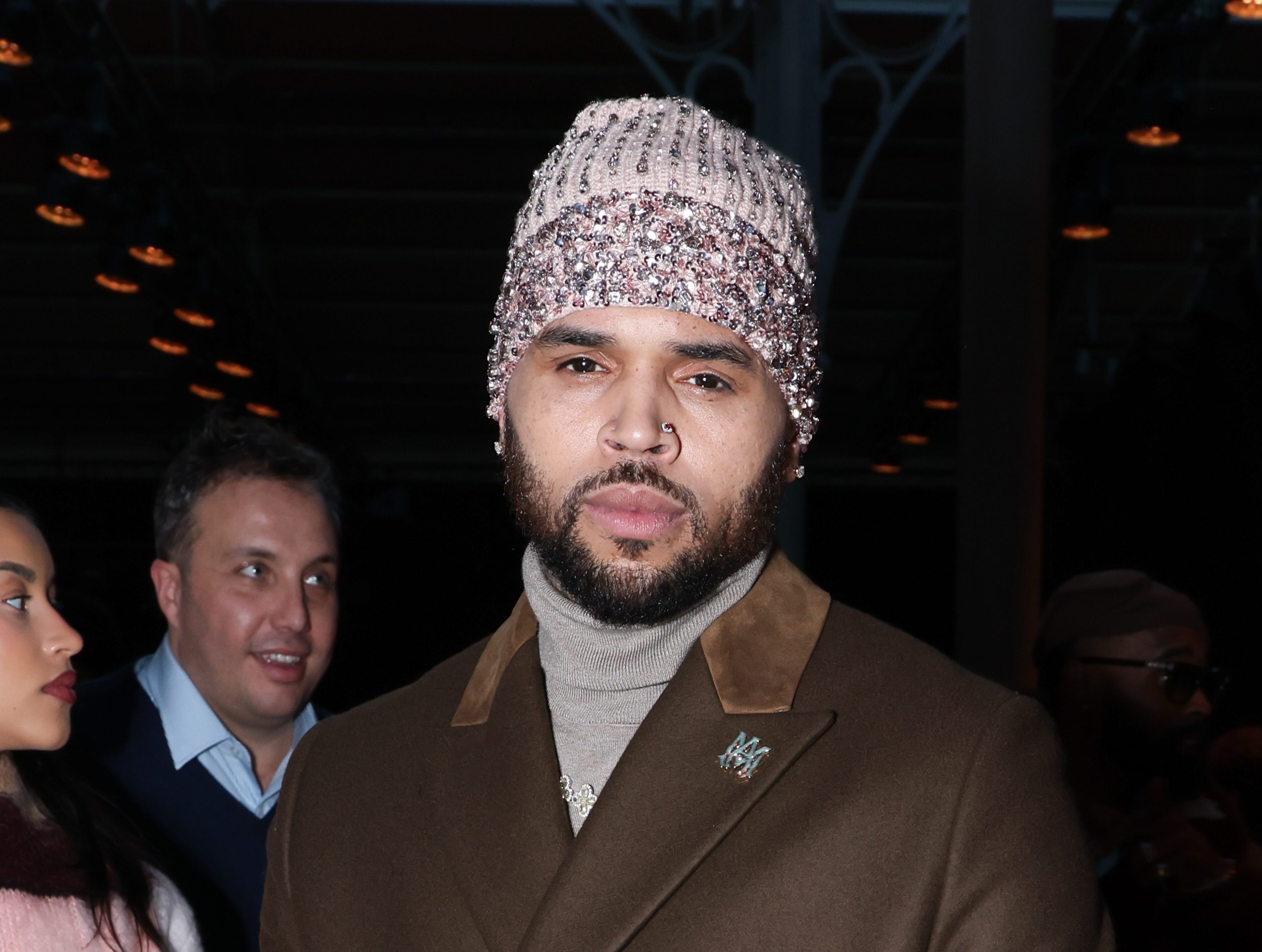 Fans Speculate Chris Brown's Alleged Boo Jada Wallace Is Pregnant After Paris Fashion Week Pop-Out