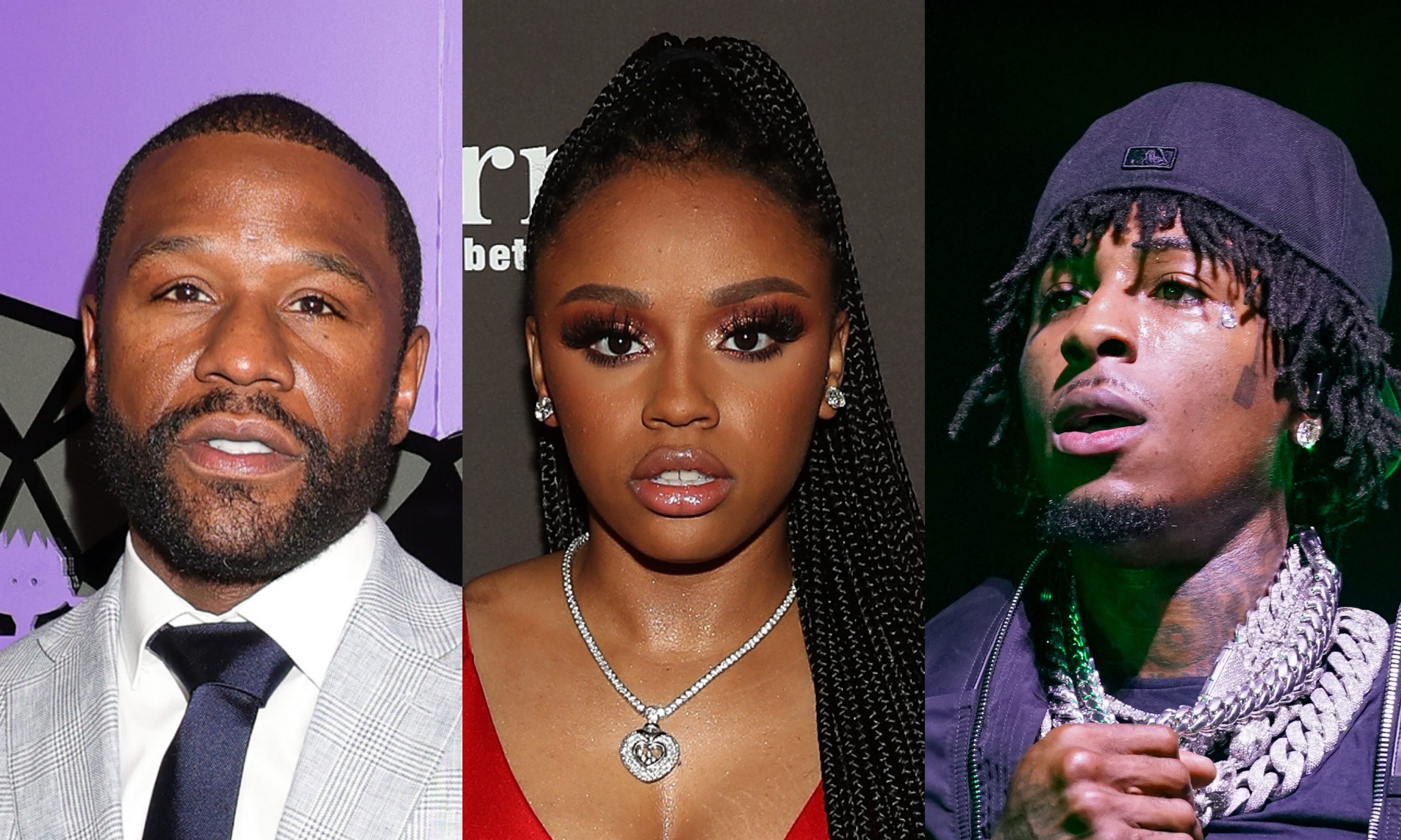 Yaya Mayweather Calls Out NBA YoungBoy's Absence While Crediting Her Father Floyd For Helping Raise Their Son KJ