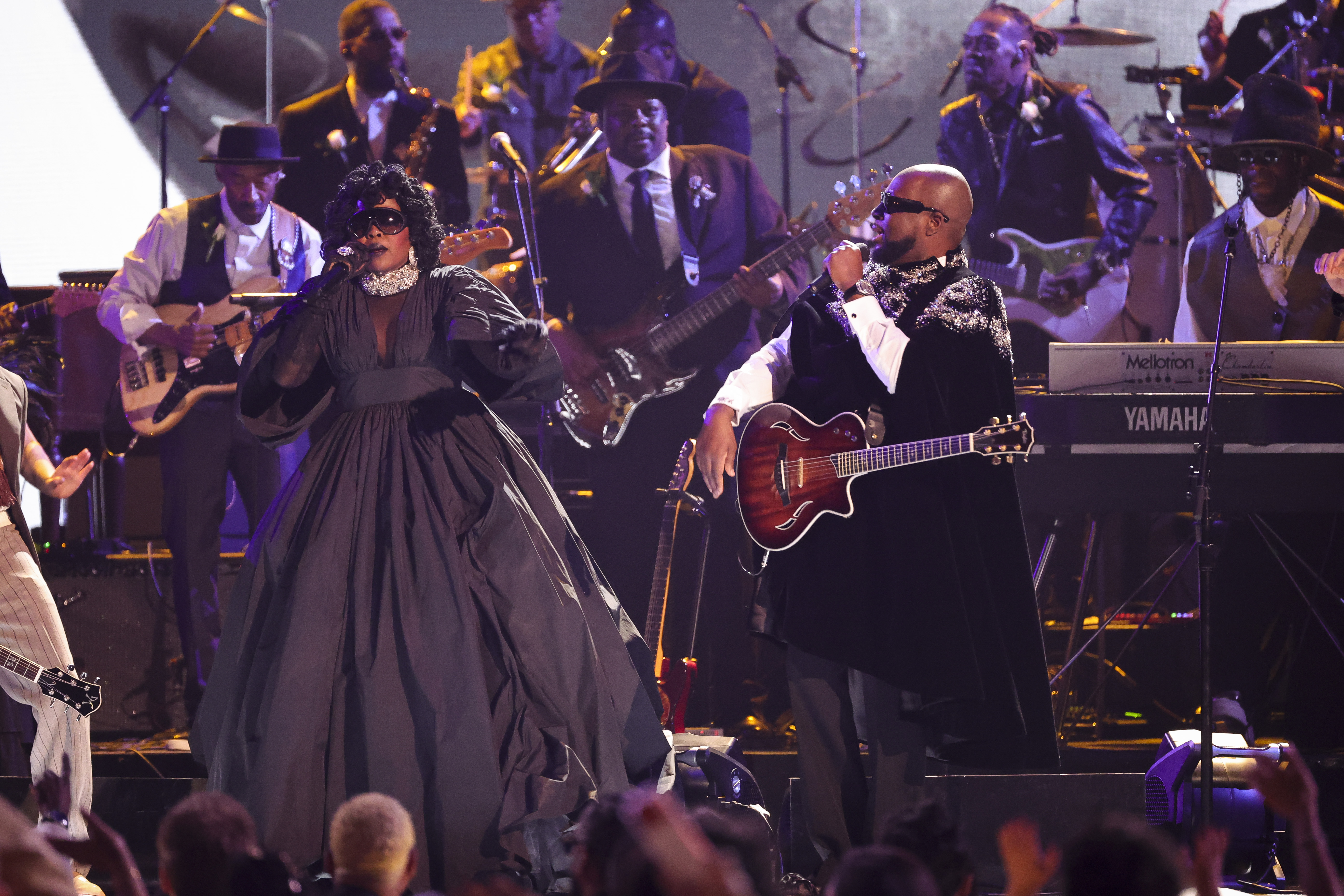 Lauryn Hill Leads Soulful Tribute For D'Angelo, Angie Stone & Roberta Flack With Wyclef Jean & More At The Grammys