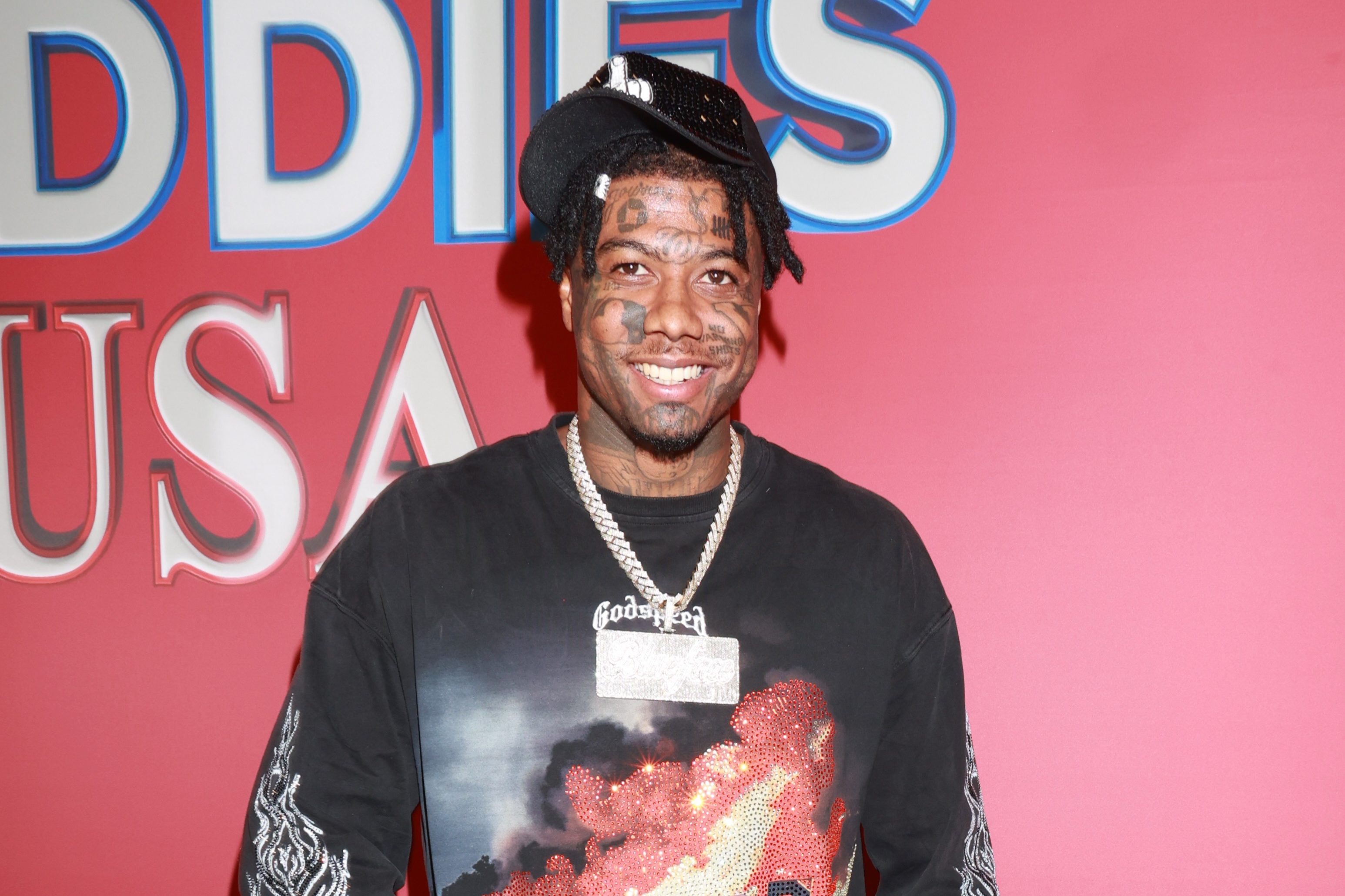 Blueface & Nevaeh Akira Reveal Their Baby's Gender & Name During Livestream Celebration