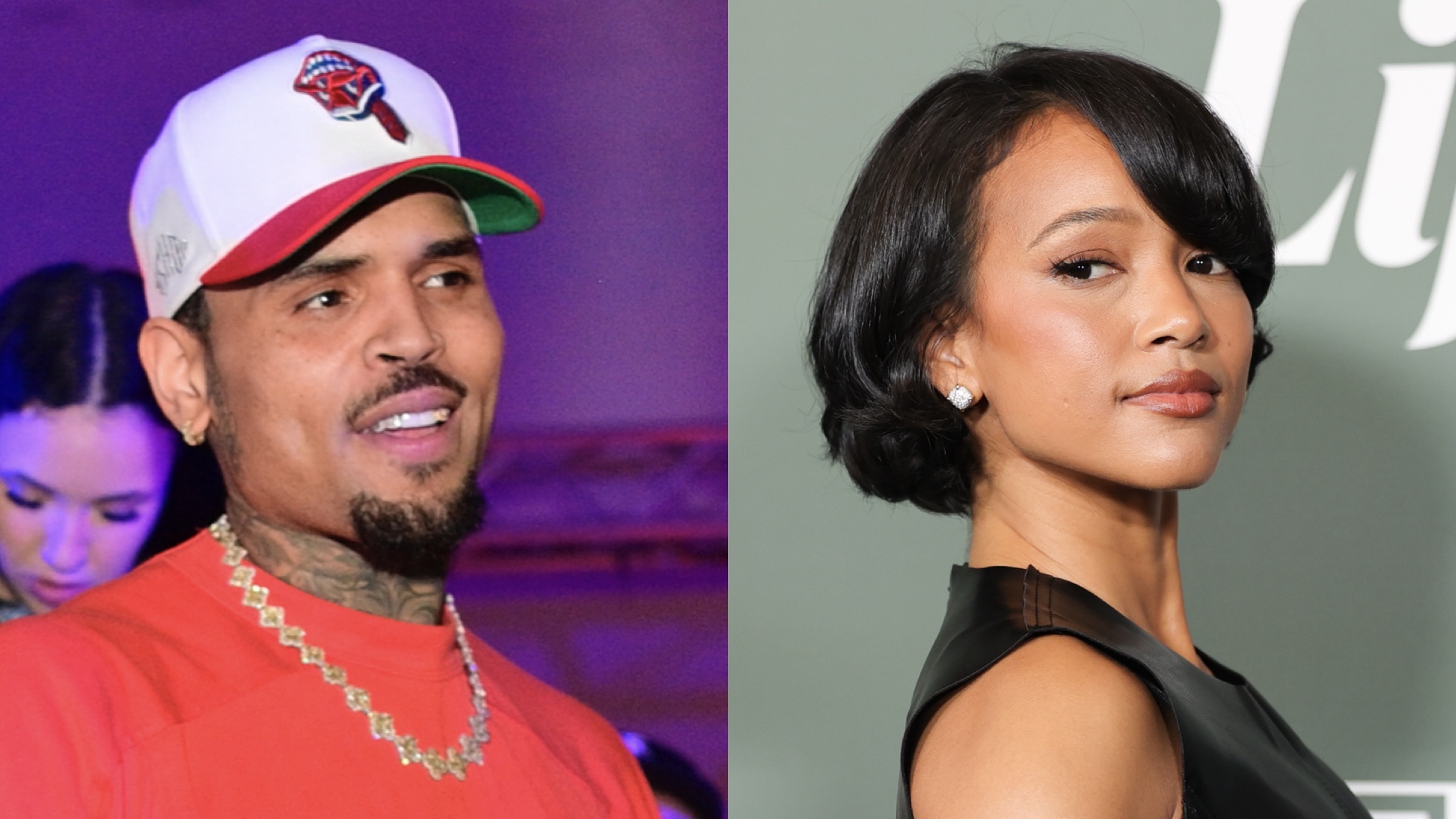Chris Brown's Apparent Comment To TikToker Who Posted A Clip About Looking Like Karrueche Tran Has Social Media Users Dropping Side-Eyes (VIDEO)